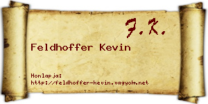 Feldhoffer Kevin névjegykártya